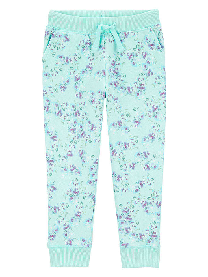 OshKosh Spodnie dresowe w kolorze turkusowym rozmiar: 92