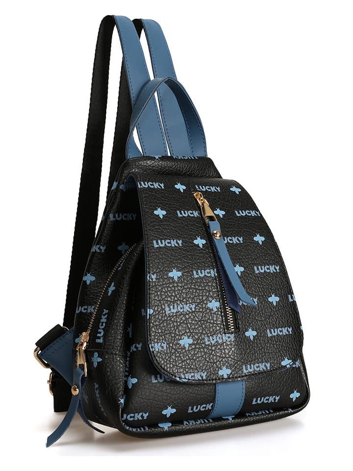 Lucky Bees Plecak w kolorze granatowo-czarnym - 30 x 35 x 13 cm rozmiar: onesize