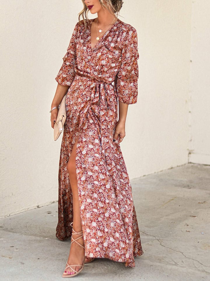 Milan Kiss Sukienka w kolorze jasnoróżowo-bordowym rozmiar: S