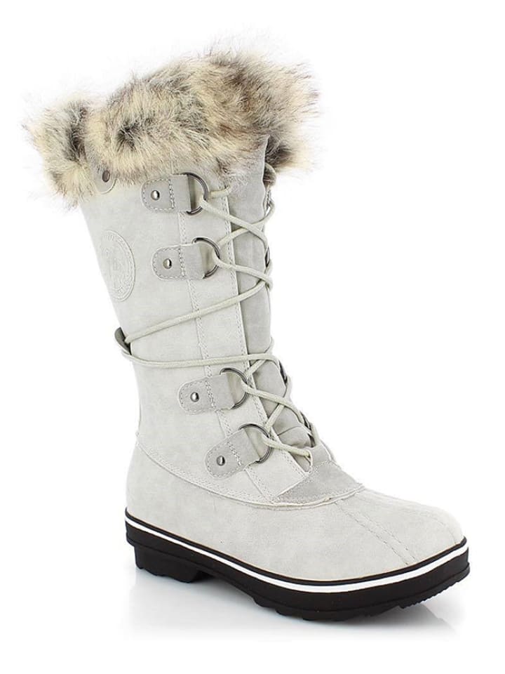 Kimberfeel Kozaki zimowe "Manon" w kolorze białym rozmiar: 39