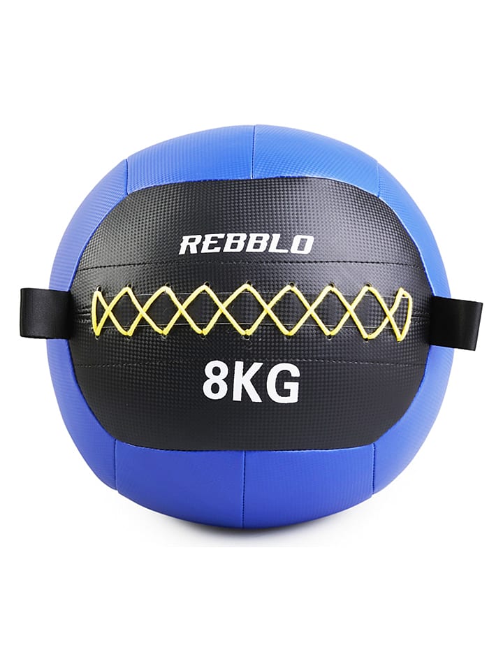 Lifa Living Piłka lekarska w kolorze niebieskim - 8 kg rozmiar: onesize