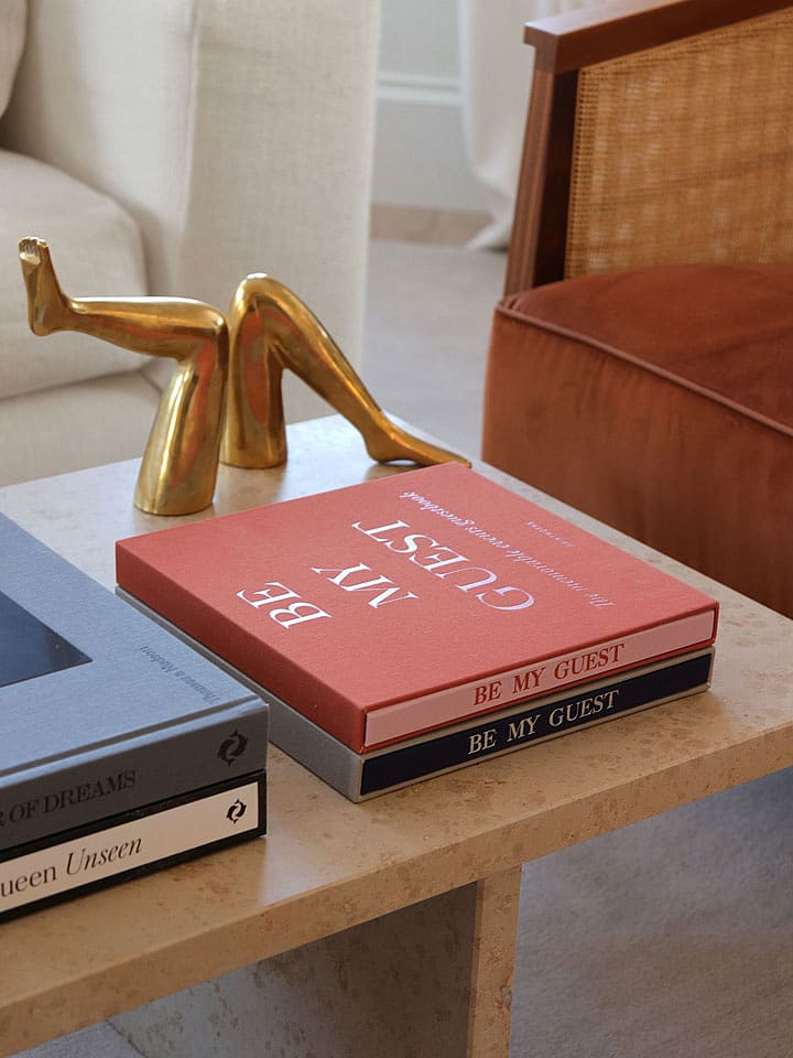 Printworks Księga gości w kolorze pomarańczowo-jasnoróżowym - 23 x 23,5 x 2,4 cm rozmiar: onesize