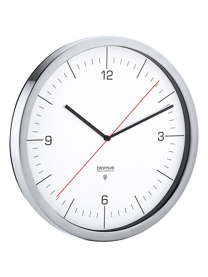 Blomus Zegar "Crono" w kolorze białym - Ø 24 cm rozmiar: onesize