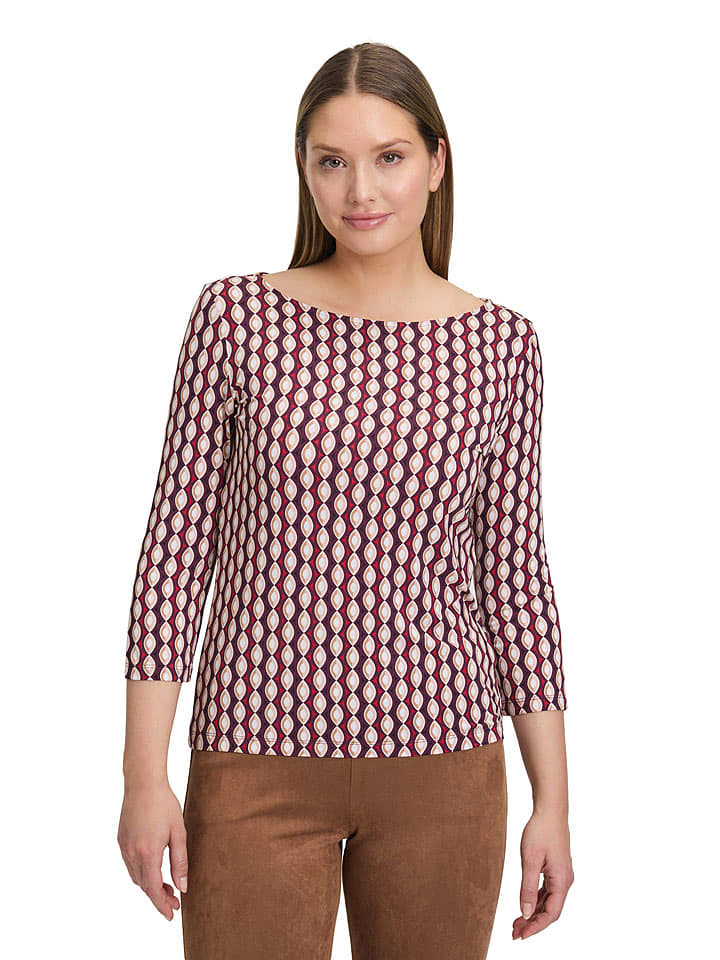 Betty Barclay Koszulka w kolorze czerwono-kremowym rozmiar: 38