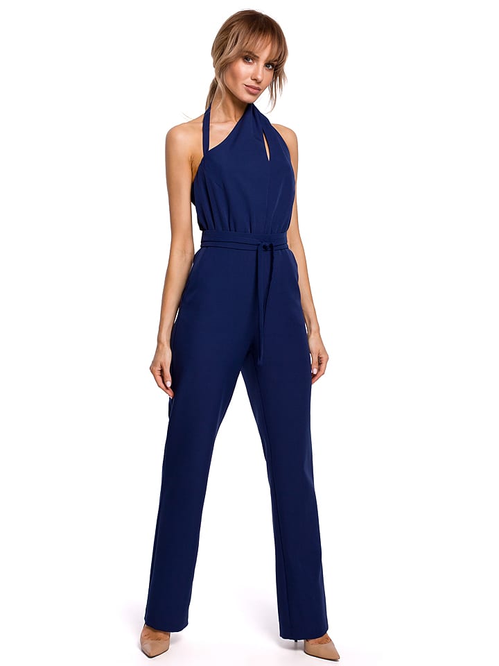 made of emotion Kombinezon w kolorze granatowym rozmiar: M