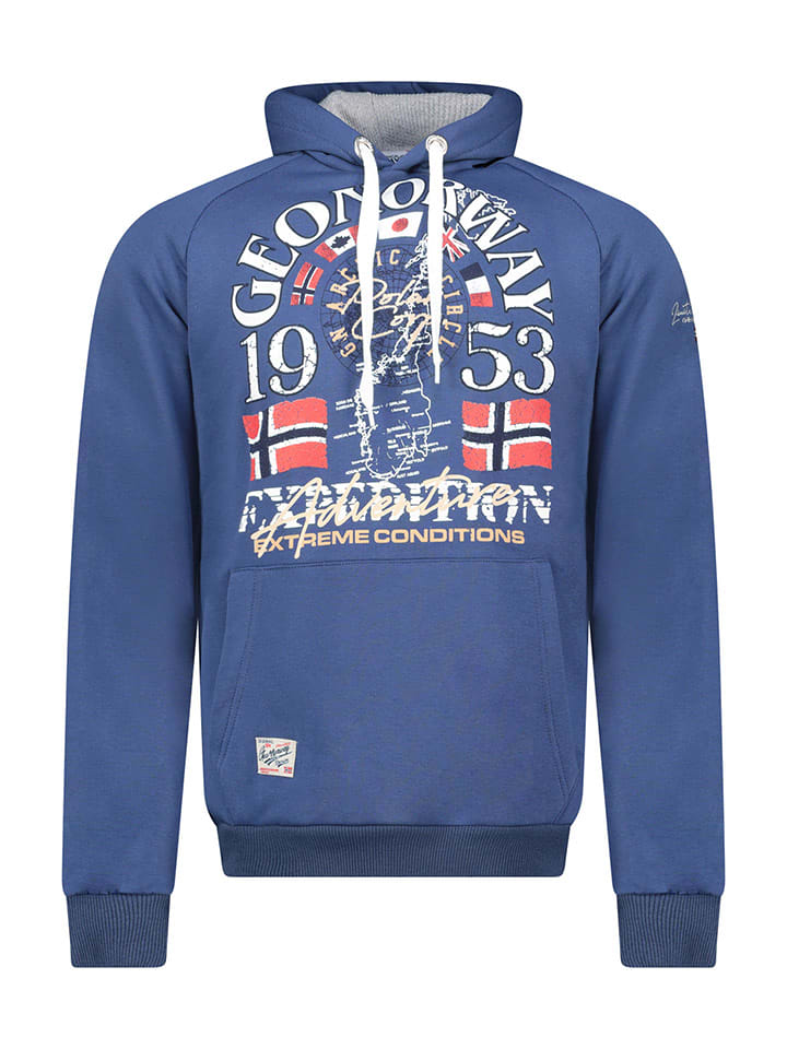 Geographical Norway Bluza "Gakim" w kolorze niebieskim rozmiar: M