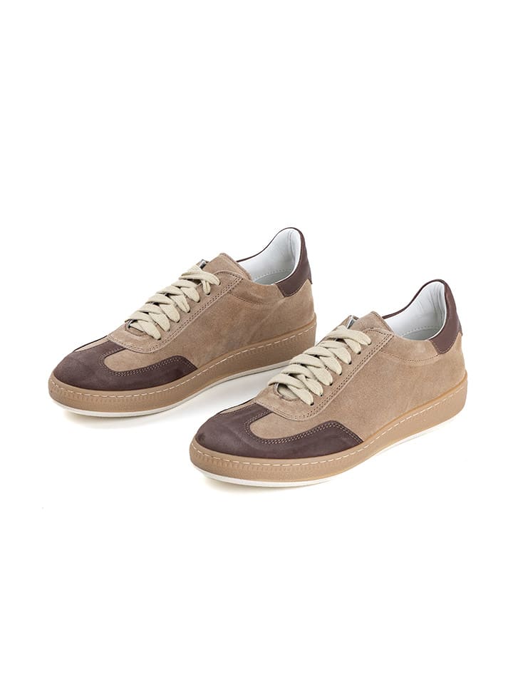 Anna Morellini Skórzane sneakersy "Irafia" w kolorze brązowym rozmiar: 39