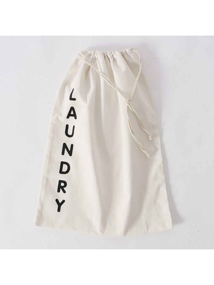 Boltze Worek "Laundy" w kolorze biało-czarnym na pranie - wys. 56 cm rozmiar: onesize
