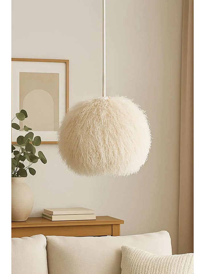 ABERTO DESIGN Lampa wisząca w kolorze białym - wys. 75 x Ø 35 cm rozmiar: onesize