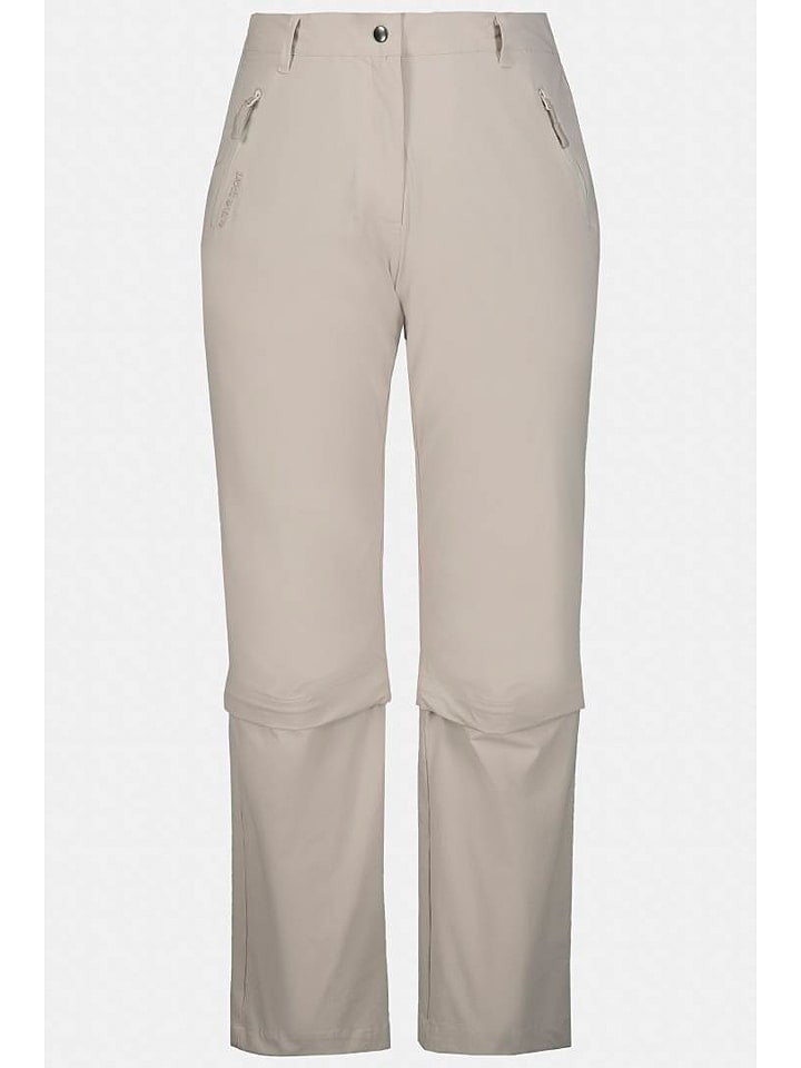 Ulla Popken Spodnie w kolorze beżowym rozmiar: 64