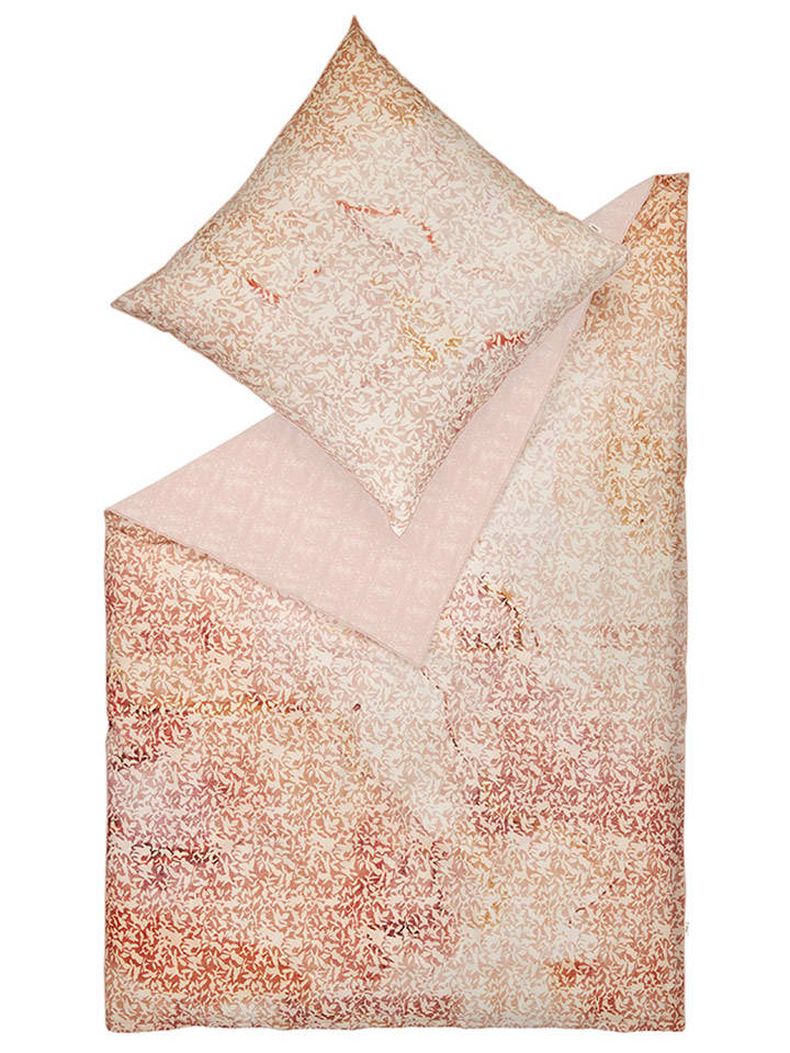 ESPRIT Komplet pościeli satynowej "Callisto" w kolorze jasnoróżowym rozmiar: 155x220 cm