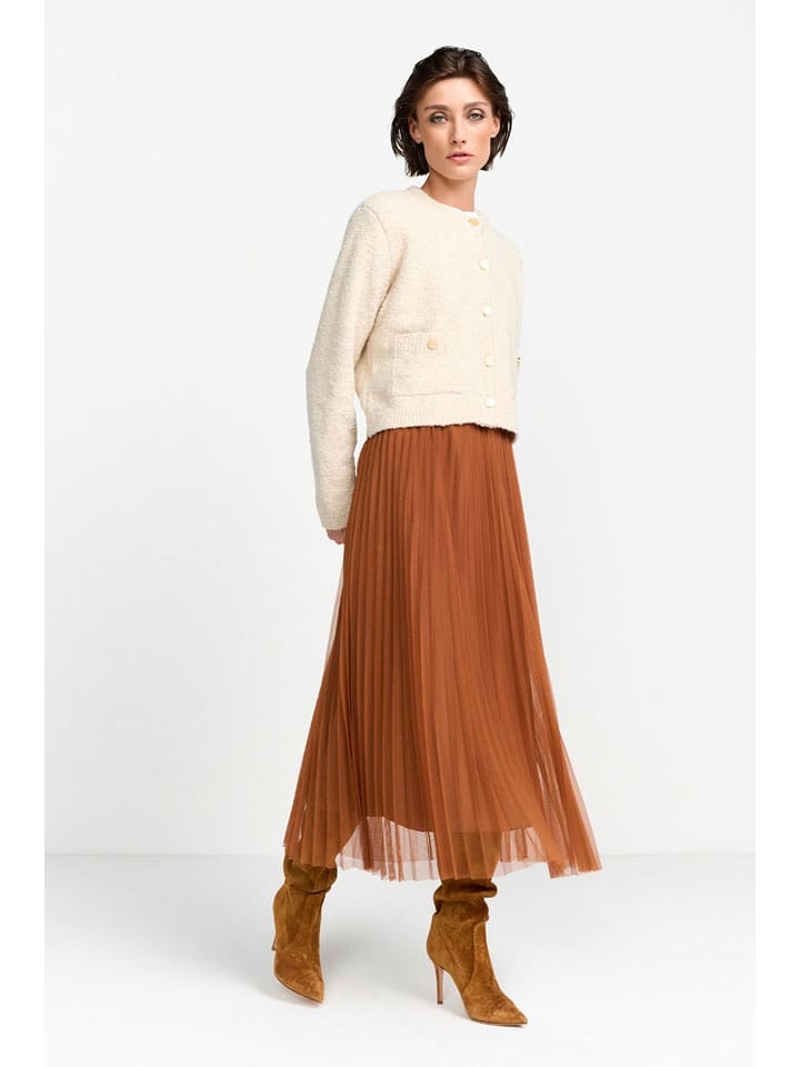 Rich&Royal Spódnica w kolorze karmelowym rozmiar: L