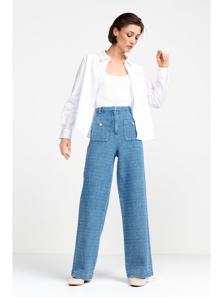 Rich&Royal Spodnie w kolorze niebieskim rozmiar: 42