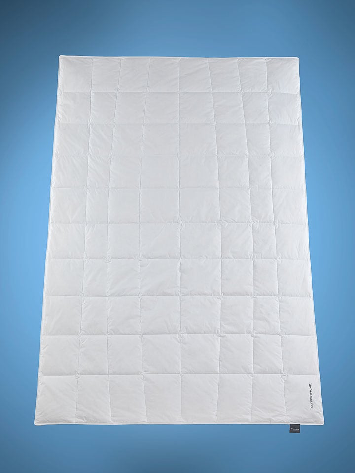 Häussling Bettwaren Letnia kołdra puchowa "Greenland" w kolorze białym rozmiar: 155x220 cm