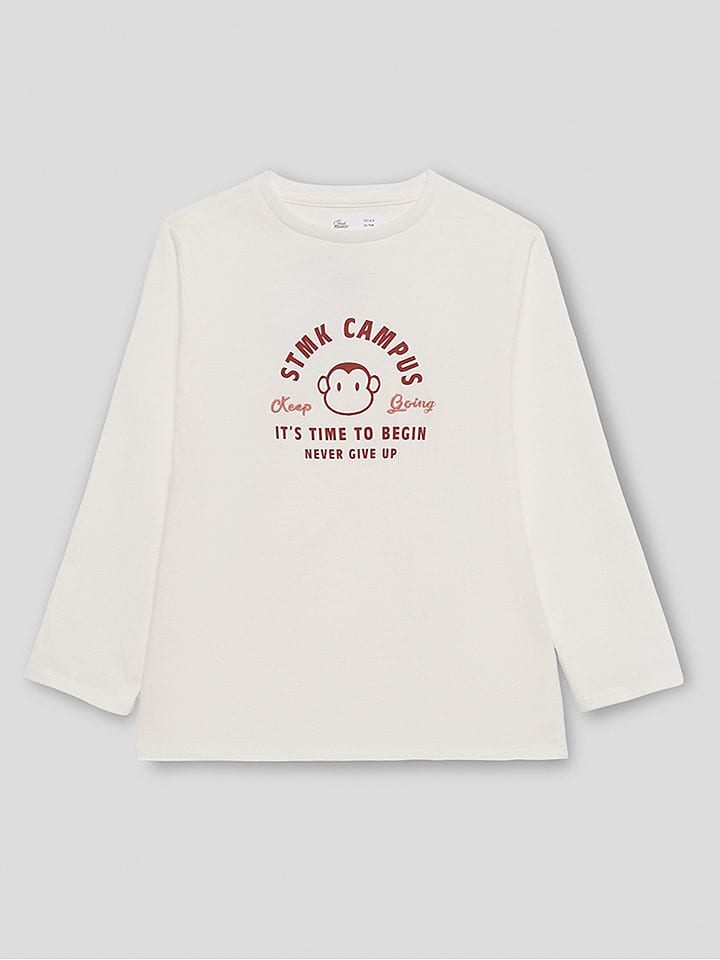 Street MONKEY Koszulka w kolorze kremowym rozmiar: 92