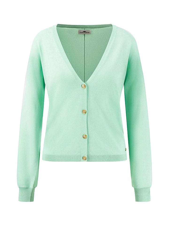 FYNCH-HATTON Kardigan w kolorze zielonym rozmiar: XL