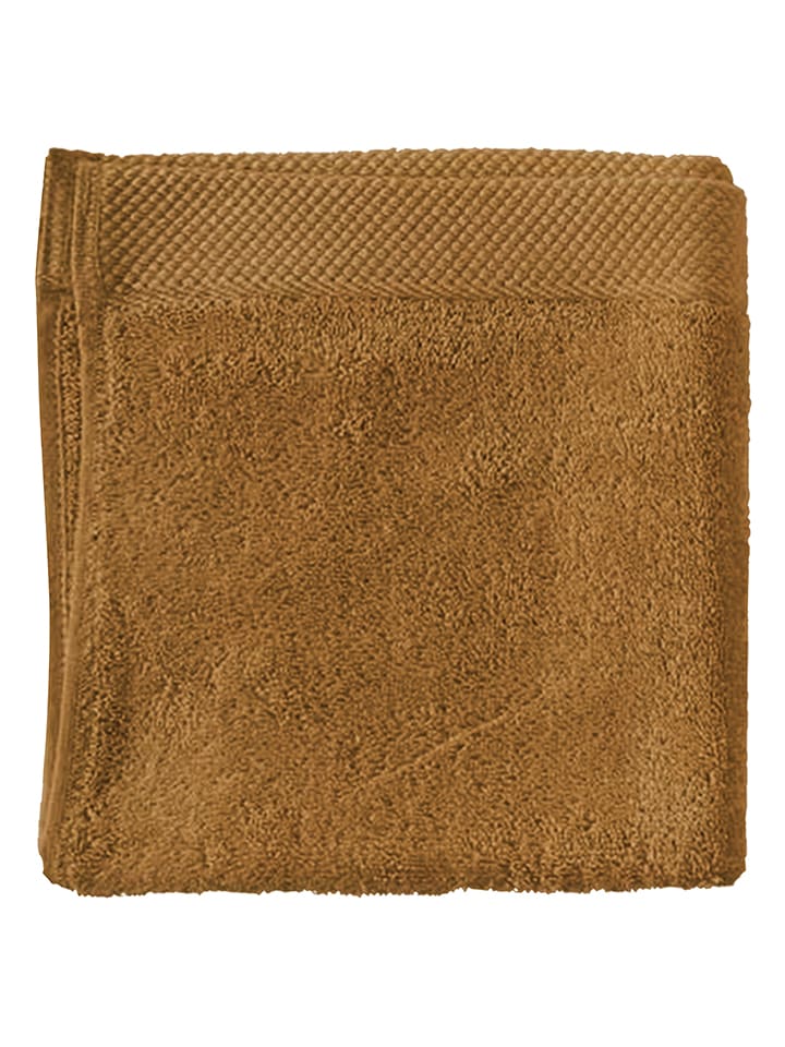 Soft by Perle de Coton Ręcznik "Epo" w kolorze jasnobrązowym do rąk rozmiar: 70x140 cm