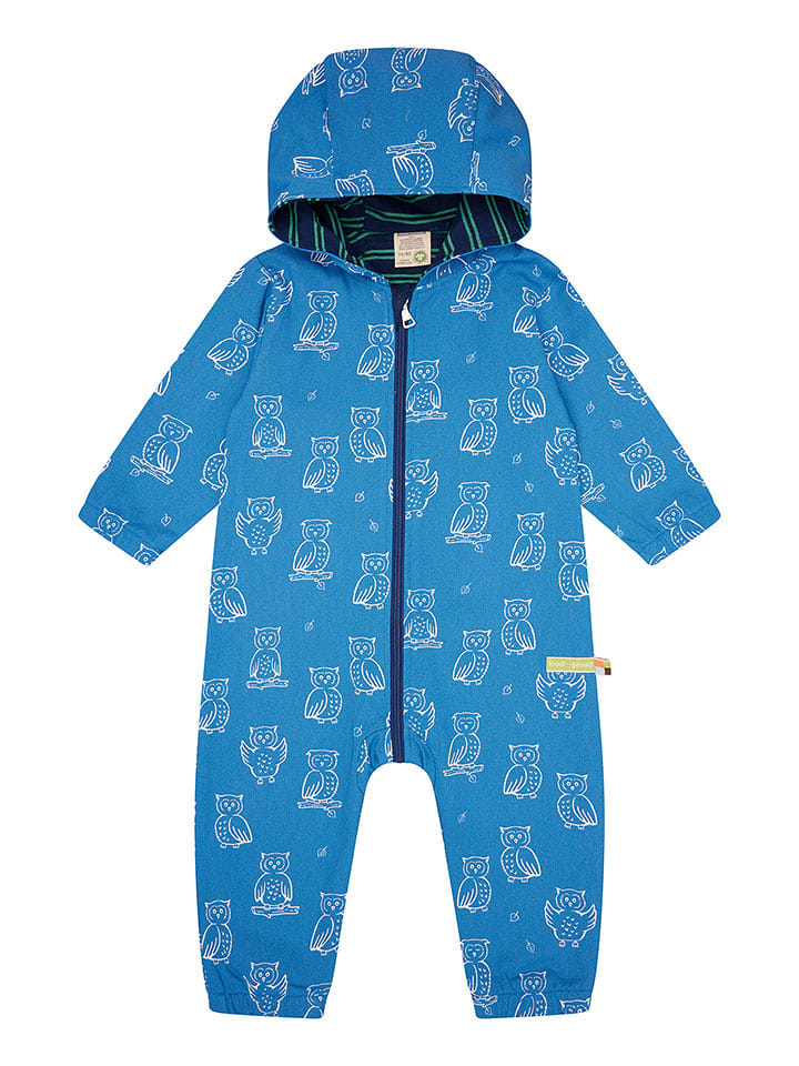 loud + proud Kombinezon funkcyjny w kolorze niebieskim rozmiar: 74/80