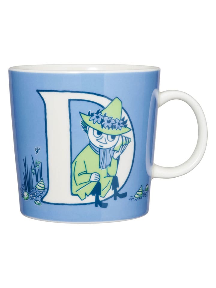 Moomin Kubek jumbo "D" w kolorze niebieskim - 400 ml rozmiar: onesize