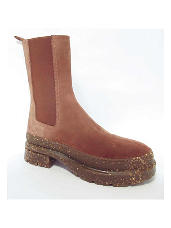 Baldinini Skórzane botki w kolorze karmelowym rozmiar: 41