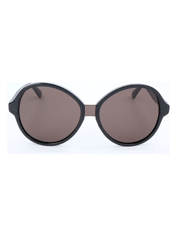 Italia Independent Damskie okulary przeciwsłoneczne w kolorze czarnym rozmiar: 55