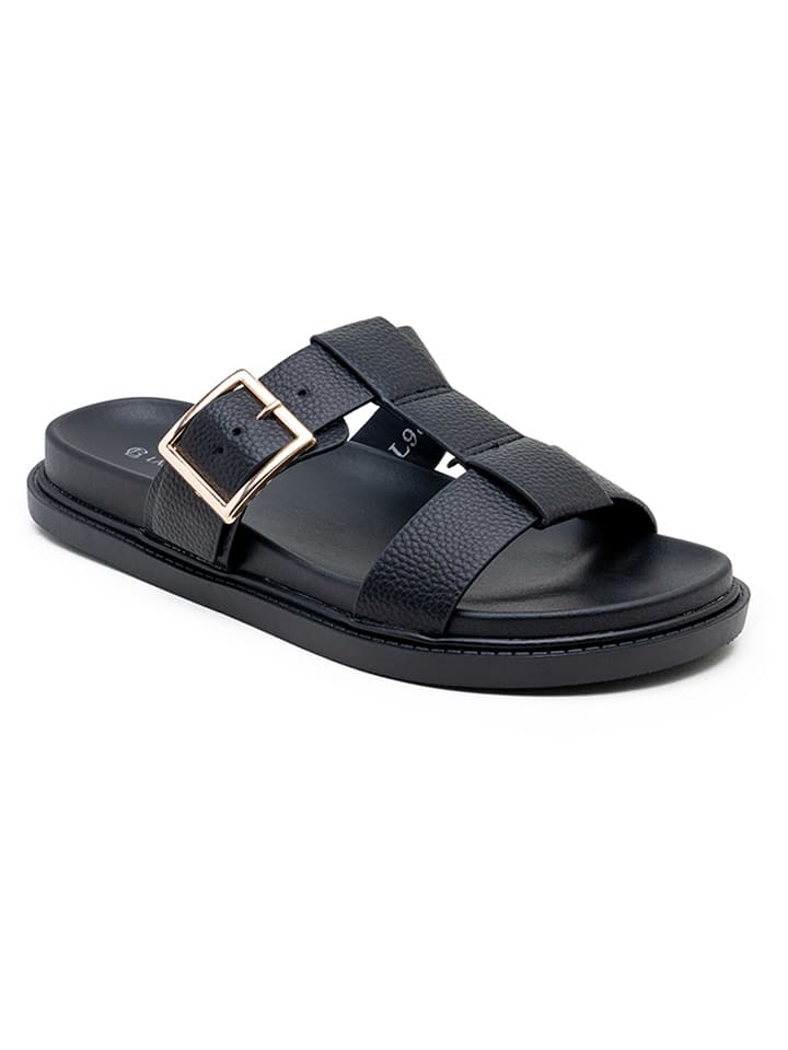 Foreverfolie Klapki w kolorze czarnym rozmiar: 36