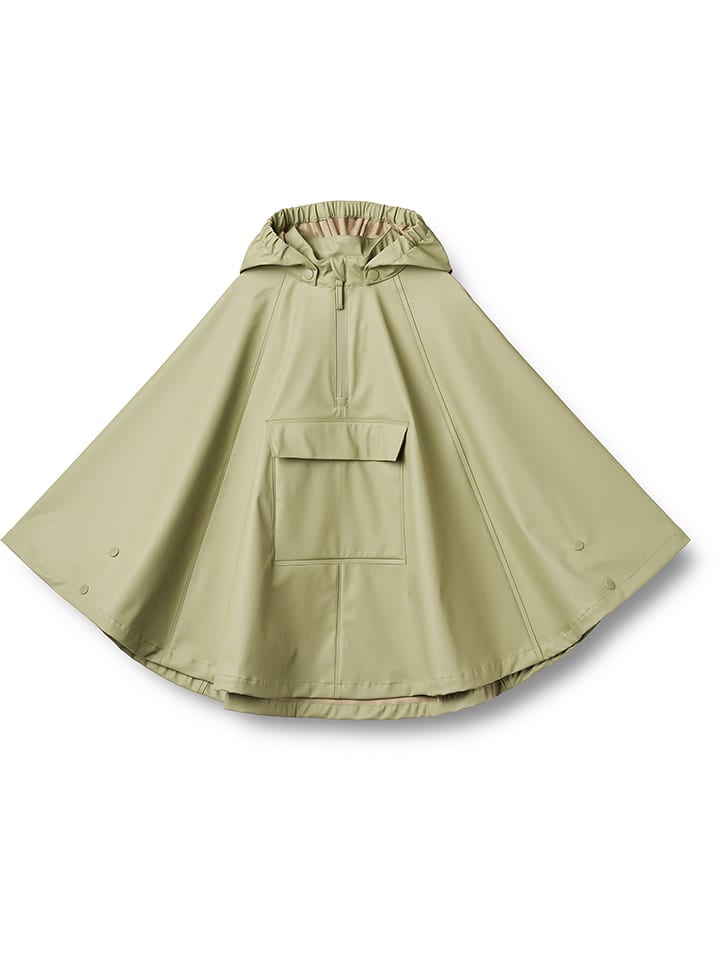 Wheat Płaszcz przeciwdeszczowy "Drops" w kolorze zielonym rozmiar: 140-152