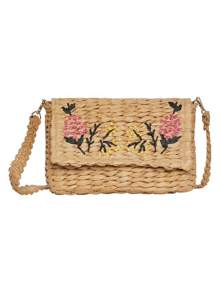 Pieces Torebka w kolorze jasnobrązowym - 25 x 15 x 6 cm rozmiar: onesize