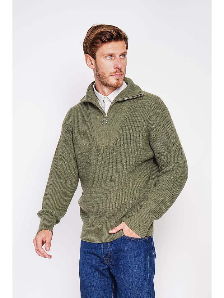 William de Faye Sweter w kolorze khaki rozmiar: 46