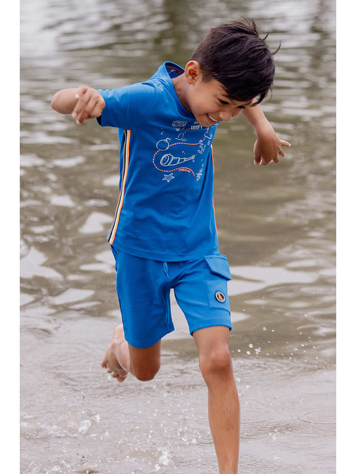 Tygo & Vito Koszulka "Wessel" w kolorze niebieskim rozmiar: 110/116