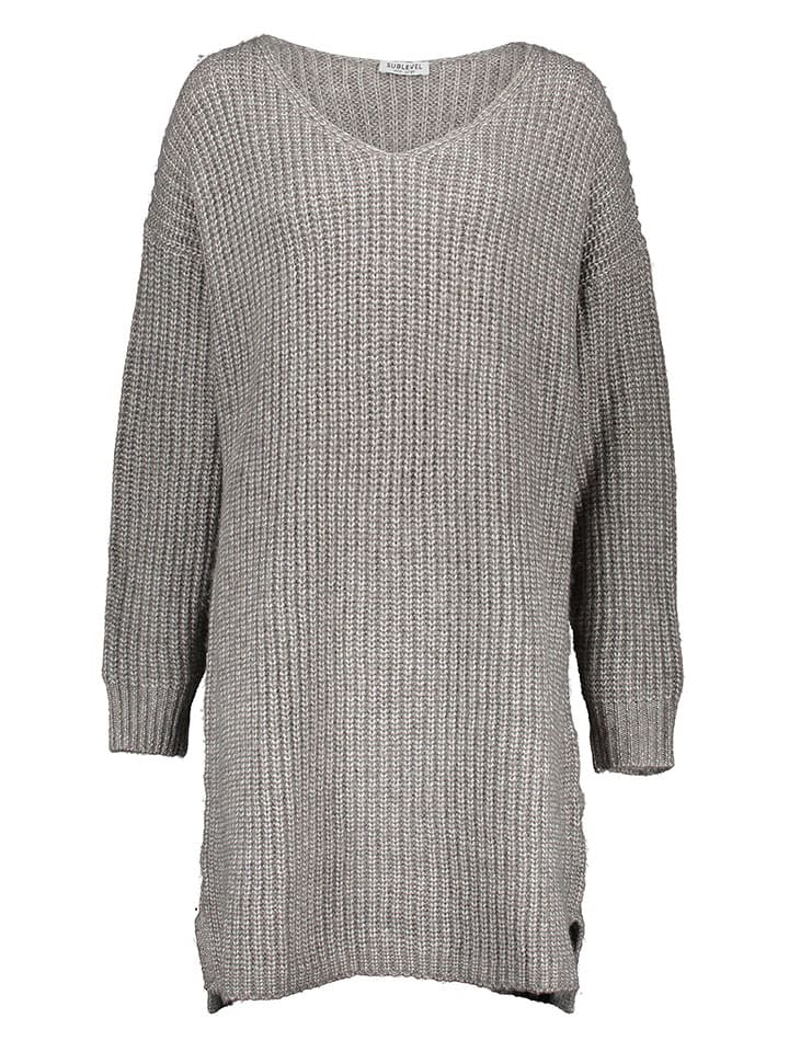 Sublevel Sukienka w kolorze szarym rozmiar: M