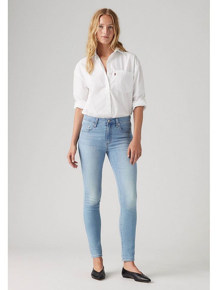 Levi's Dżinsy - Skinny fit - w kolorze błękitnym rozmiar: W27/L32
