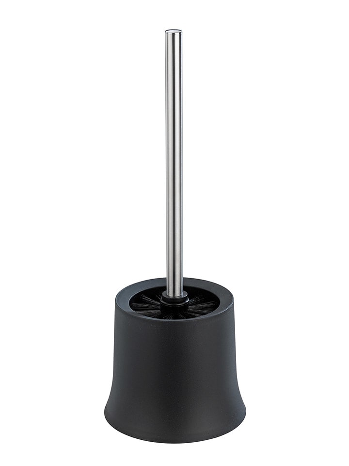Wenko Zestaw WC "Basic" w kolorze czarnym - wys. 38 cm rozmiar: onesize