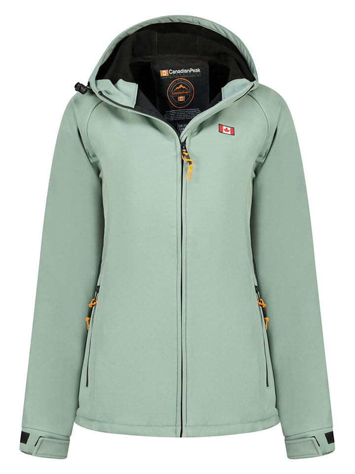 Canadian Peak Kurtka softshellowa "Tamigoglasseak" w kolorze zielonym rozmiar: XXL