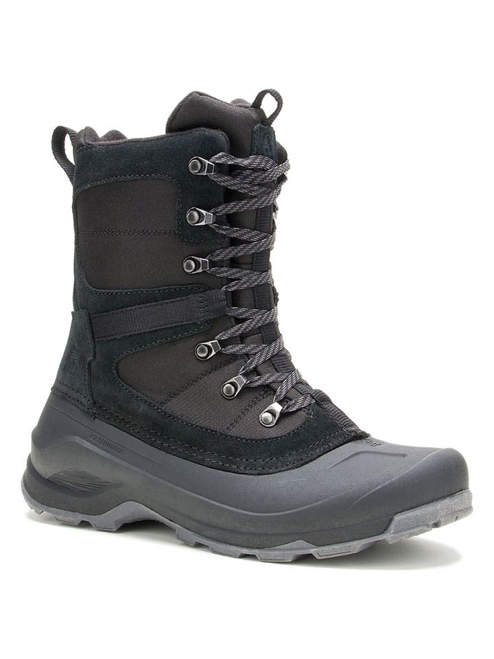 Kamik Skórzane kozaki zimowe "Empirex" w kolorze czarnym rozmiar: 43