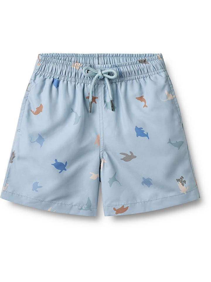 Wheat Szorty kąpielowe "Hansi" w kolorze błękitnym rozmiar: 104