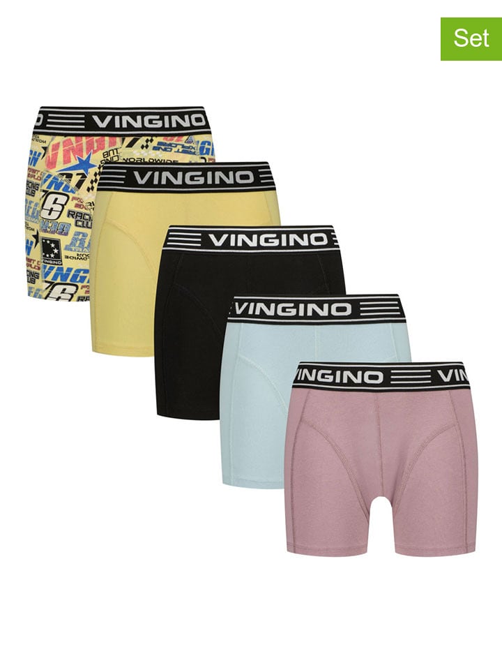 Vingino Bokserki (5 par) ze wzorem rozmiar: 122/128