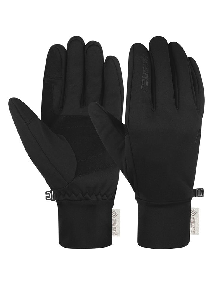 Reusch Rękawiczki narciarskie "Vesper WINDSTOPPER® TOUCH-TEC" w kolorze czarnym rozmiar: 6
