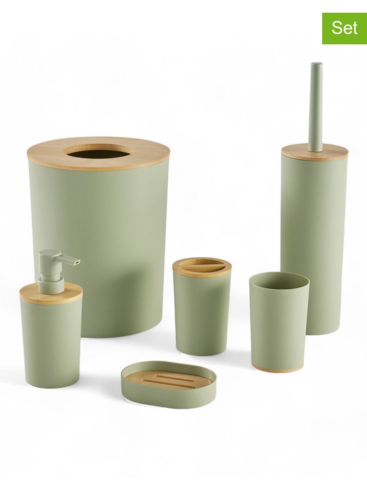UTILITY 6-częściowy zestaw w kolorze zielonym rozmiar: onesize
