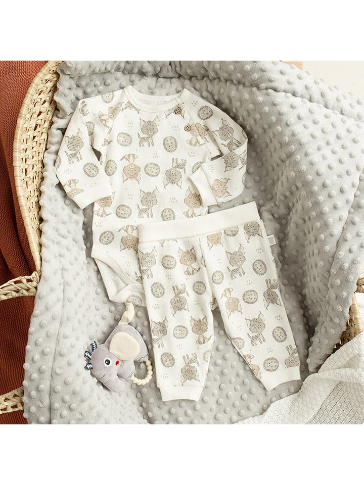 COOL CLUB 2-częściowy zestaw w kolorze białym rozmiar: 62