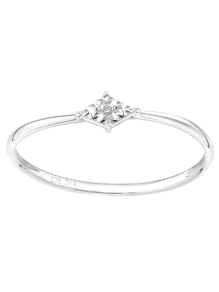 Revoni Złoty pierścionek z diamentem rozmiar: 50