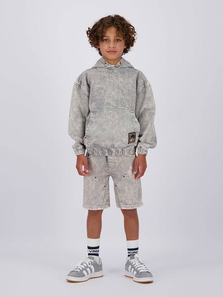 Vingino Szorty dżinsowe w kolorze szarym rozmiar: 128