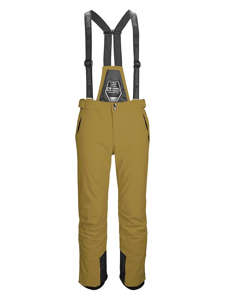 Killtec Spodnie narciarskie "Larok" w kolorze jasnobrązowym rozmiar: L