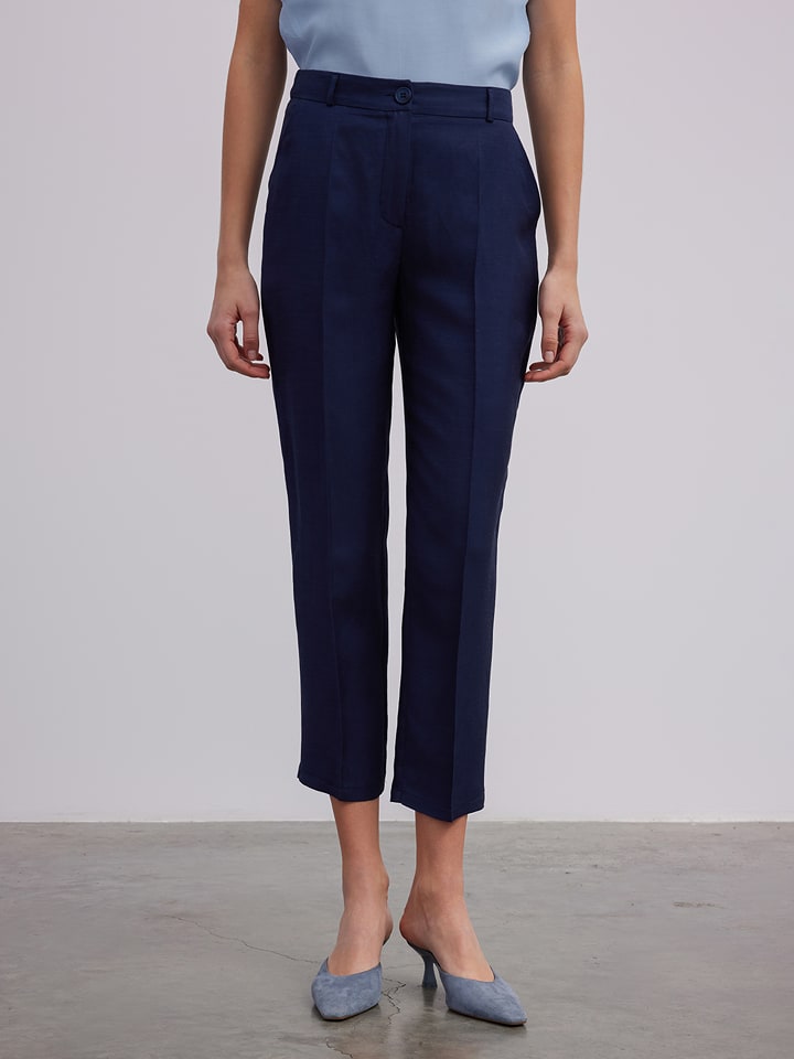 BGN Spodnie w kolorze granatowym rozmiar: 38