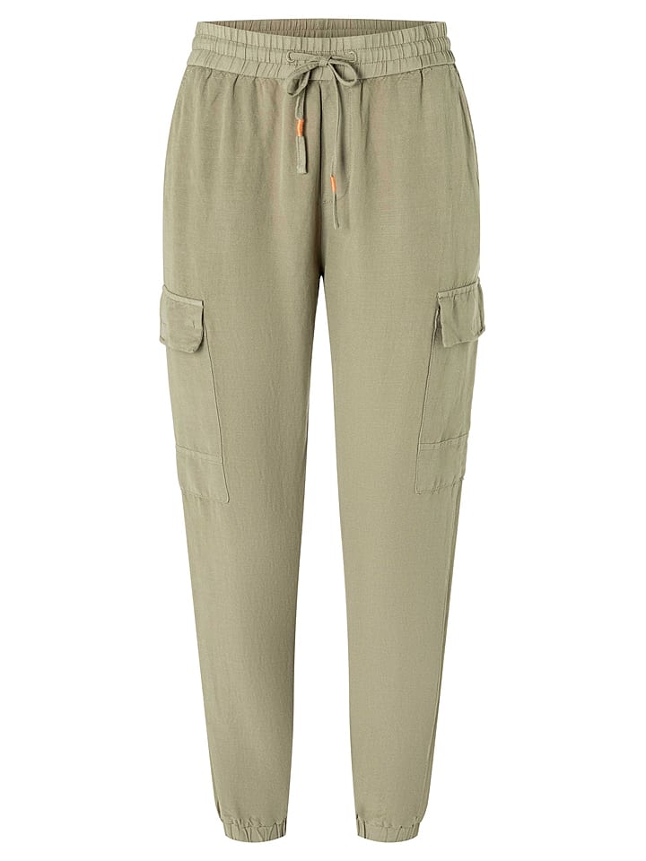 Timezone Bojówki "Rakima" w kolorze oliwkowym rozmiar: L