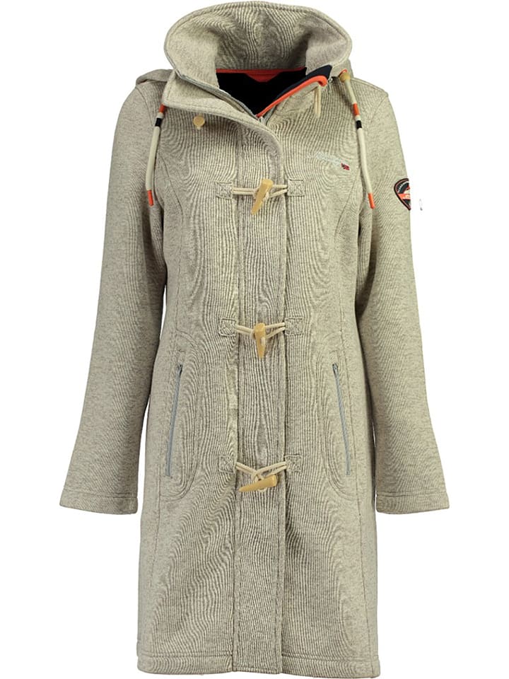 Geographical Norway Płaszcz polarowy "Tantastique" w kolorze szarym rozmiar: L