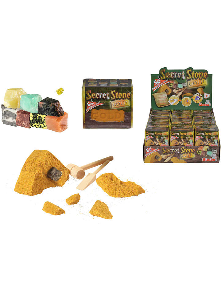 Simba Figurka kolekcjonerska "Secret Stone Gold" - 3+ (produkt niespodzianka) rozmiar: onesize