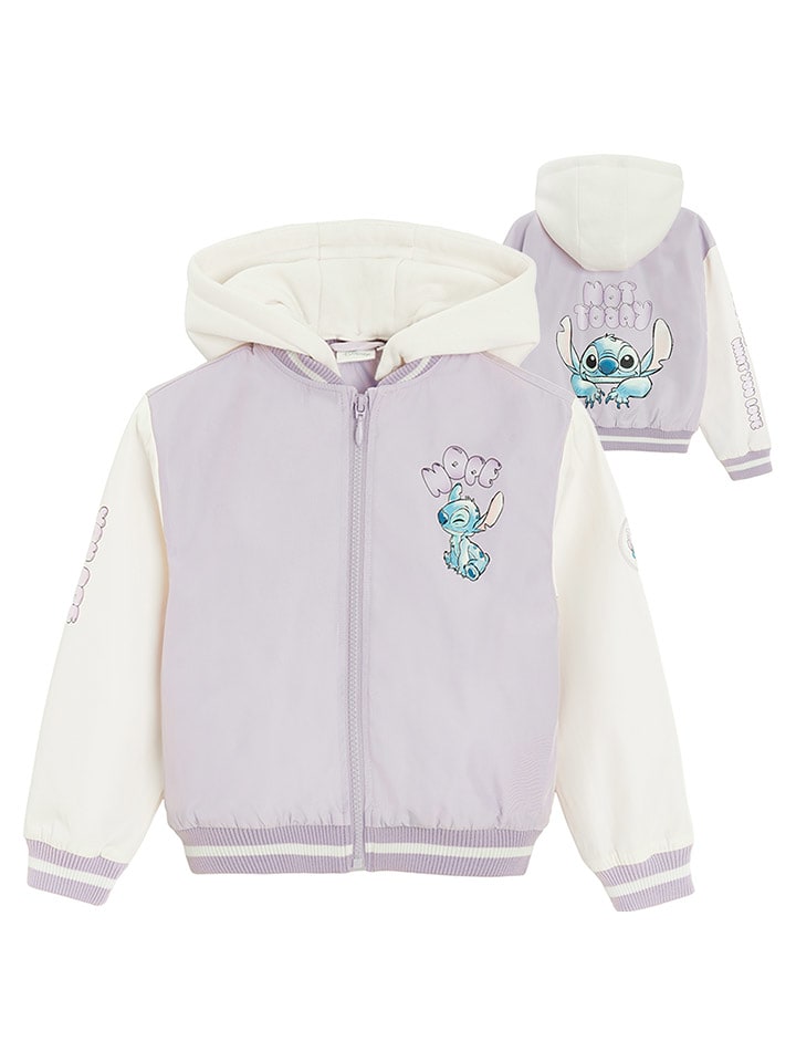 COOL CLUB Kurtka przejściowa w kolorze fioletowo-białym rozmiar: 104