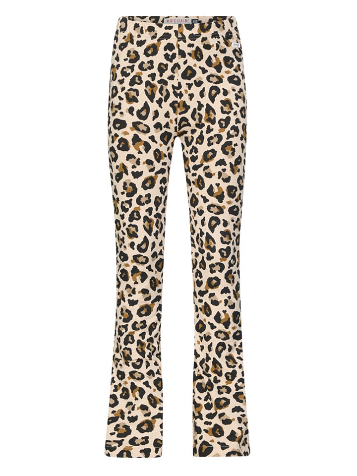 Retour Legginsy "Sevran" w kolorze beżowym rozmiar: 176