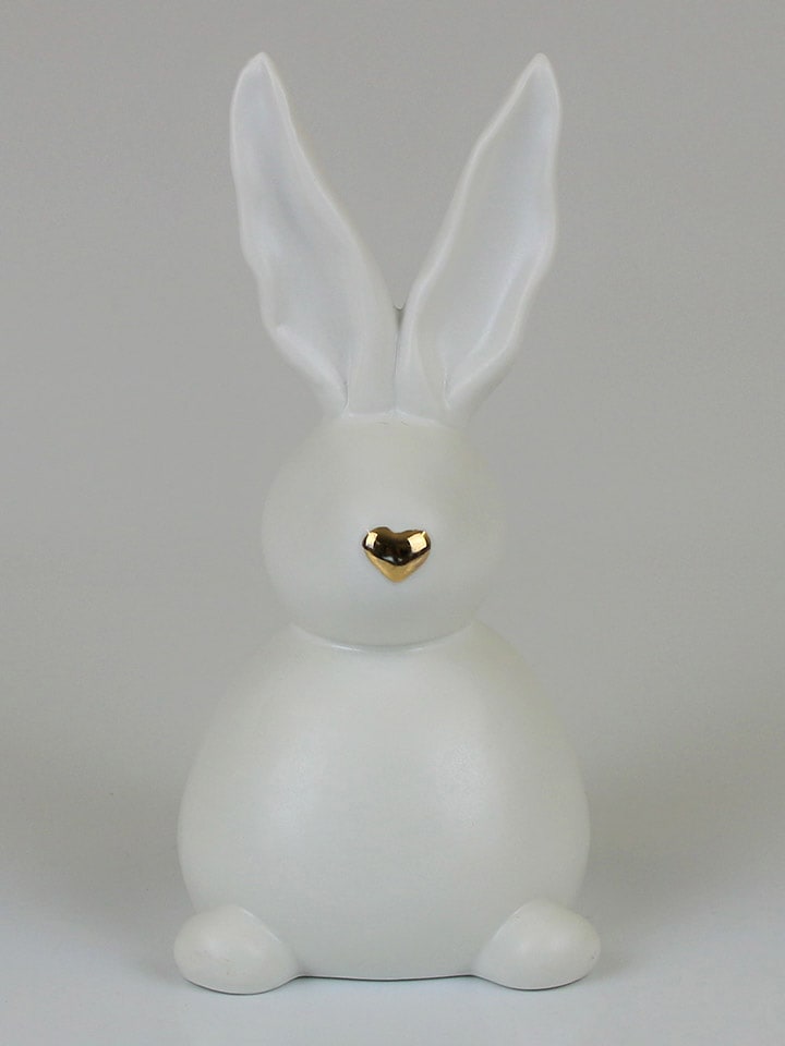 AM Design Figurka dekoracyjna w kolorze białym - 11 x 21 x 10 cm rozmiar: onesize